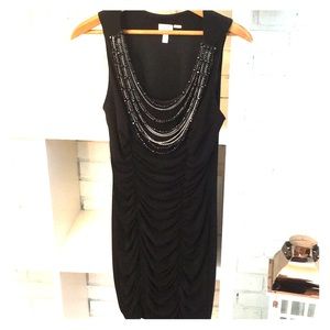 Black cache dress